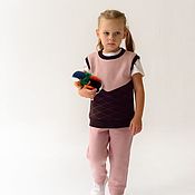 Детское вязаное платье для малышки