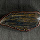 Copper brooch with utkinite (black aventurine), Brooches, Nizhnij Tagil,  Фото №1