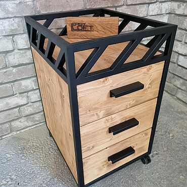 Мебель ручной работы. Ярмарка Мастеров - ручная работа Прикроватная тумба. Handmade.