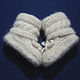 Knitted baby shoes, Babys bootees, Klin,  Фото №1