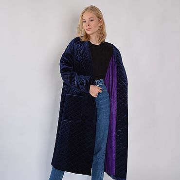 Одежда ручной работы. Ярмарка Мастеров - ручная работа Пальто бархатное. Handmade.
