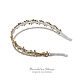 Ободок, серьги "Морозное утро". Ободки. BroshkaShop. Ярмарка Мастеров.  Фото №4
