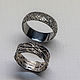 Men's silver ring with 'Cedar' texture'. Rings. Unusual Gemstone Jewelry. Online shopping on My Livemaster.  Фото №2