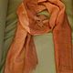 Scarf made of sparse Pavlovo-Posad wool, Scarves, Astrakhan,  Фото №1