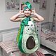 Funny Avocado Costume'. Carnival costumes for children. ludmila7070. My Livemaster. Фото №4