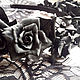 "Готика" обруч для волос цветами. Ободки. Sezam.Flowers. Ярмарка Мастеров.  Фото №4