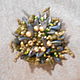 Order Brooch-pin: Frozen Edelweiss. paperchest (paperchest). Livemaster. . Brooches Фото №3