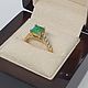 Кольцо с изумрудом. Кольца. Jewelry&Antiques. Интернет-магазин Ярмарка Мастеров.  Фото №2