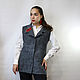 Order Felted vest ' Poppies'. silk wool. Livemaster. . Vests Фото №3