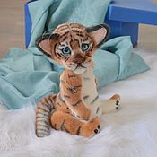 Куклы и игрушки handmade. Livemaster - original item Teddy Animals: Tiger.. Handmade.