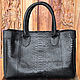 Shopper bag: made of python ESTRELLA leather, Shopper, Kuta,  Фото №1