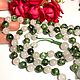 Order rosary. Small. 108 beads. Rose quartz and Zoisite. 8 mm. Alma. Livemaster. . Rosary Фото №3