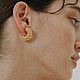 Заказать Серьги-кольца из японского бисера в винтажном стиле. MARY BOHO. Ярмарка Мастеров. . Серьги-кольца Фото №3