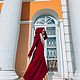 Весеннее трикотажное пальто макси с капюшоном "Джедайкa". Пальто. Анна Вычугжанина. Ярмарка Мастеров.  Фото №8