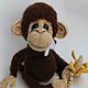 Yashik - real monkeys!. Doll food. Crochet patterns by Ermak Elena. My Livemaster. Фото №4