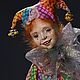Авторская будуарная кукла Арлекино, Будуарная кукла, Санкт-Петербург,  Фото №1
