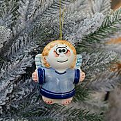 Сувениры и подарки handmade. Livemaster - original item Angel- Happiness Toy for the Christmas tree. Handmade.