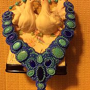 Украшения handmade. Livemaster - original item Necklace blue turquoise. Handmade.