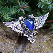 Украшения handmade. Livemaster - original item Ring silver Calypso Blue Labradorite Blue. Handmade.