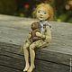 The girl is a gift Doll of the author. Miniature figurines. KapustinaArt. Online shopping on My Livemaster.  Фото №2