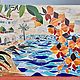  Орхидеи у моря. Панно. Stainedglassday (STAINEDGLASSDAY). Ярмарка Мастеров.  Фото №6