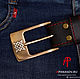 Leather belt'Star of Russia'. Straps. apanasovru. My Livemaster. Фото №4