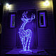 Light figures Deer made of wire. Garden figures. alexbrik. Online shopping on My Livemaster.  Фото №2