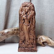 Для дома и интерьера handmade. Livemaster - original item Flower goddess Flora, wooden figurine. Handmade.