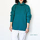  women's knitted green. Sweaters. CUTE-KNIT by Nata Onipchenko. My Livemaster. Фото №4