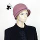 Order Stylish lady's hat. 100% wool. Three colors. Mishan (mishan). Livemaster. . Hats1 Фото №3