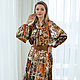 The dress 'Lorea' is brown. Dresses. Designer clothing Olesya Masyutina. My Livemaster. Фото №4