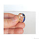 sapphire ring. Rings. Wooden jewellery. My Livemaster. Фото №4
