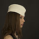 Пилотка белая в паетках. Шляпы. Ellen Timoshenko (exist). Интернет-магазин Ярмарка Мастеров.  Фото №2