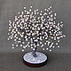 Árbol del dinero de la felicidad de las perlas. Trees. Island needlework. My Livemaster. Фото №6