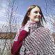 Шарф-палантин "Туманный закат". Шарфы. Virka Handmade. Ярмарка Мастеров.  Фото №6
