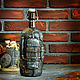 Тот самый Аппарат, декоративная бутылка. Бутылки. Glorious_Bottles декоративная посуда (anna-maslova). Интернет-магазин Ярмарка Мастеров.  Фото №2