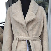 Одежда handmade. Livemaster - original item Natural Mouton-curly fur coat. Handmade.