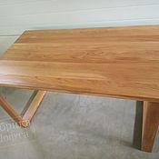 Для дома и интерьера handmade. Livemaster - original item Desk made of oak 800h1400 mm. Handmade.