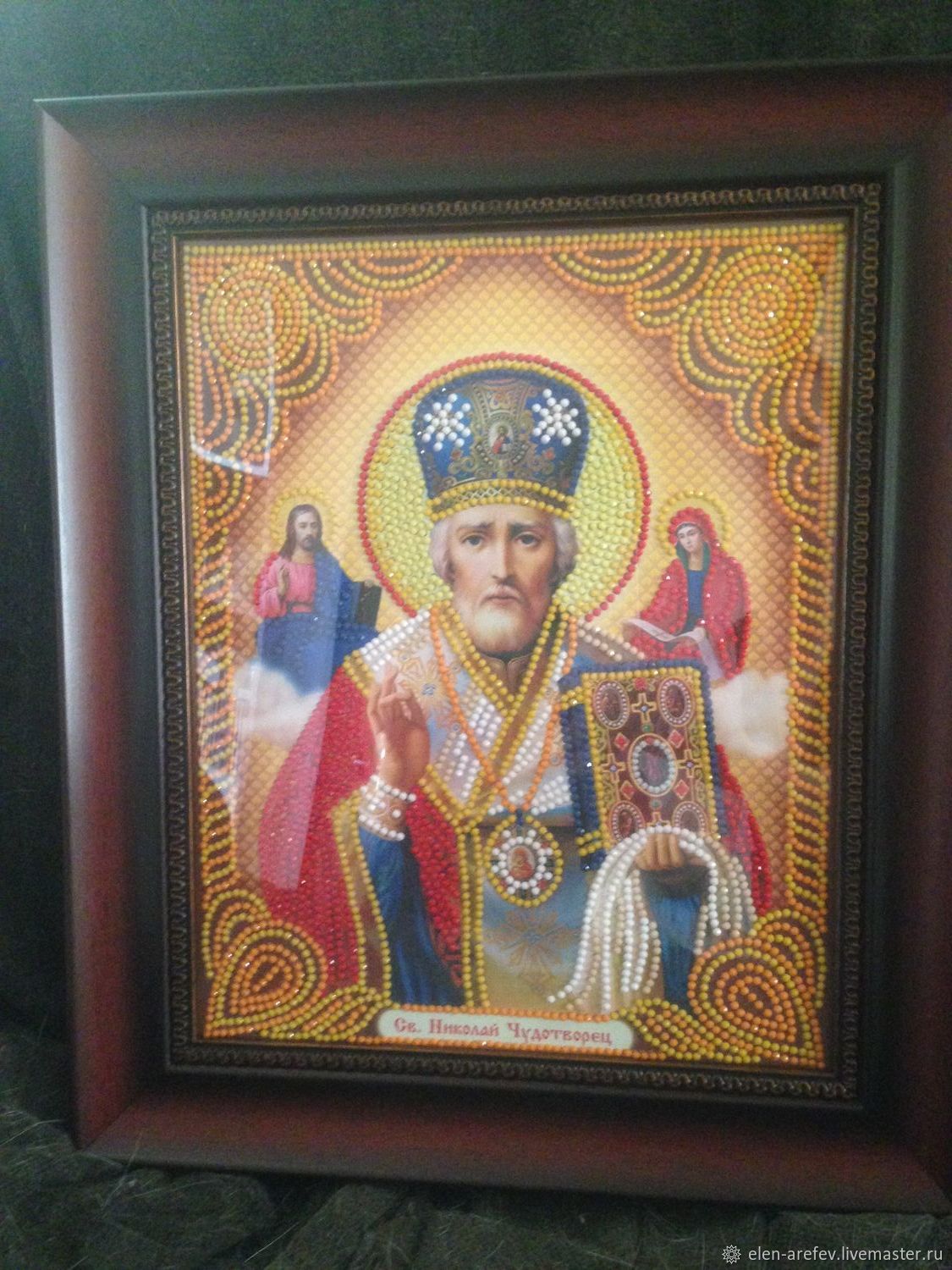 Икона Св. Николая Чудотворца в интернет-магазине на Ярмарке Мастеров ...