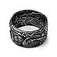 Кольцо из серебра "Irezumi-3" IRZR-03. Кольца. Blacksilver. Интернет-магазин Ярмарка Мастеров.  Фото №2