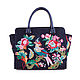 Bag ' Embroidery parrot'. Classic Bag. Pelle Volare. Online shopping on My Livemaster.  Фото №2