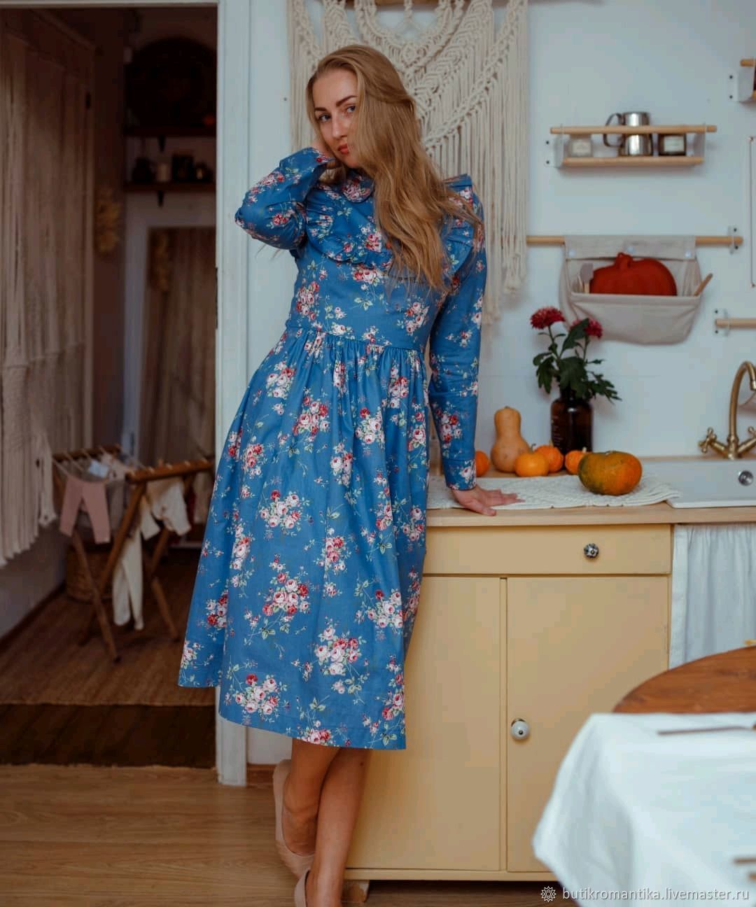 Платье Букет (стиль а ля рус) в интернет-магазине Ярмарка Мастеров по ...
