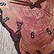 Часы из капа лиственницы сибирской номер 4. Часы классические. Кап (ANovikov). Интернет-магазин Ярмарка Мастеров.  Фото №2