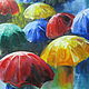 Картина "Яркие краски дождя". Картины. Картины от Ольги (elikD). Ярмарка Мастеров.  Фото №5