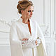 Wedding coat, Bridal jacket, Bridal coat, Poncho. Capes. ANLace studio. Online shopping on My Livemaster.  Фото №2