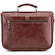 Leather briefcase ' Joseph '(brown antique). Men\'s bag. Russian leather Guild. My Livemaster. Фото №5