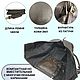 Портплед, дорожная сумка из натуральной кожи. Дорожная сумка. Black Buffalo (handmade-bag) (handmade-bag). Ярмарка Мастеров.  Фото №4