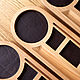 Настольный деревянный органайзер из бука 500х150х55. Настольные органайзеры. Woodshop Loftkomod. Ярмарка Мастеров.  Фото №5