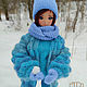 Copy of Copy of Copy of Blue Knitted Dress for Smart Doll, Dollfie Dream, 1/3 BJD. Clothes for dolls. ToyFairyTale. Ярмарка Мастеров.  Фото №4