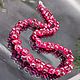 Silver 925pr.' Ruby beads ' made of red ruby spinel, Beads2, Moscow,  Фото №1